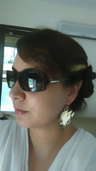 Love India Brass Earrings