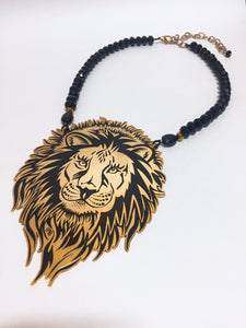 Animal Power Fierce Lion Necklace - Riddhika Jesrani