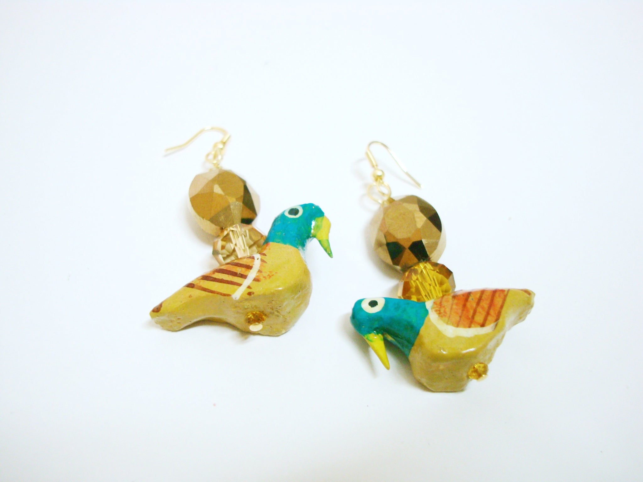 Yellow Birdie Earrings