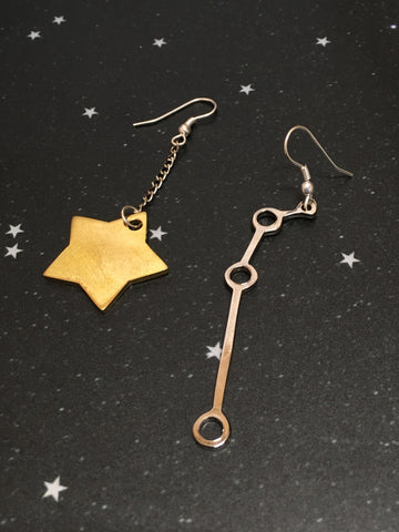 Gold Star 'ARIES' Earrings - Riddhika Jesrani