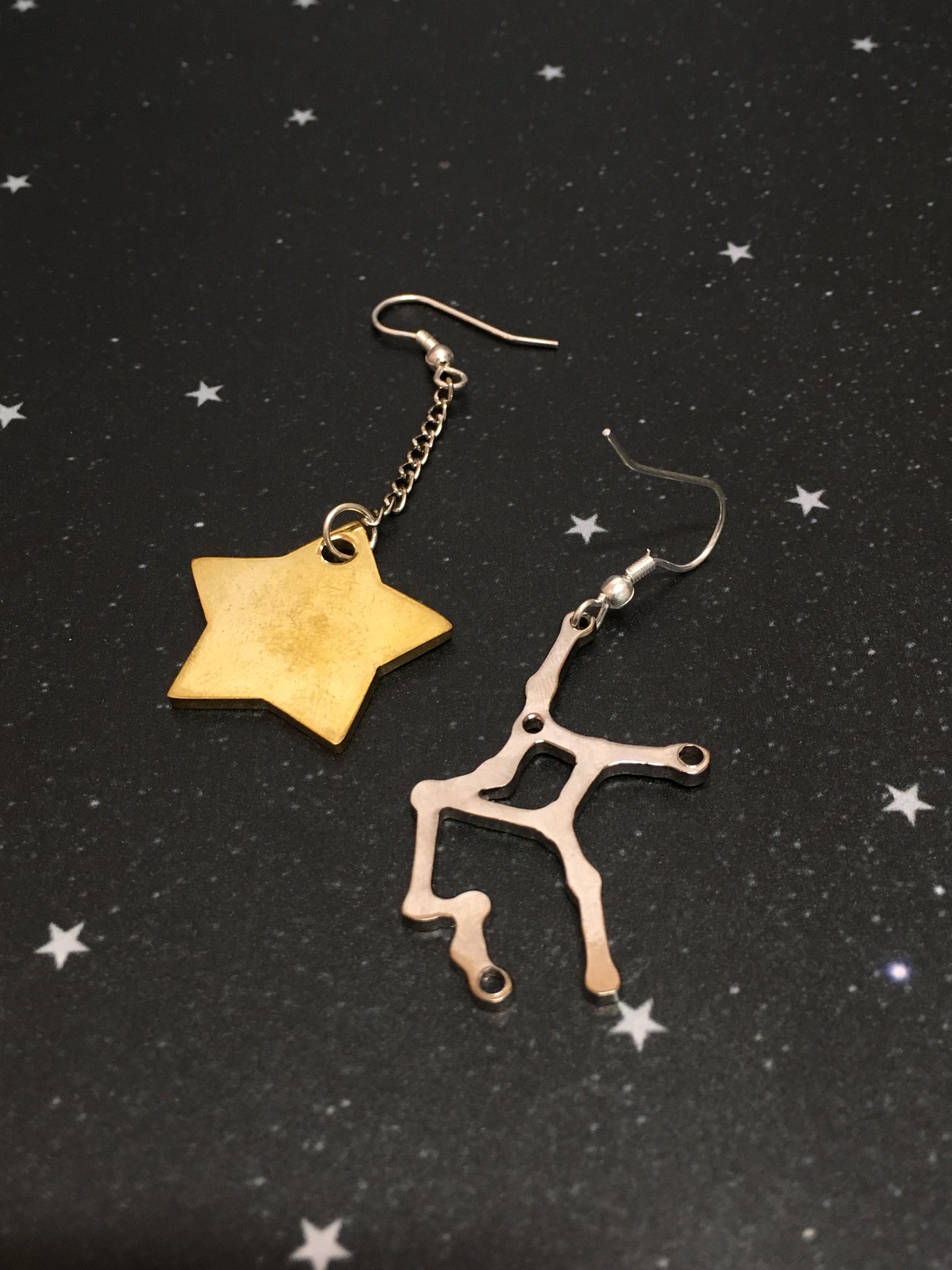 Gold Star  'VIRGO' Earrings - Riddhika Jesrani