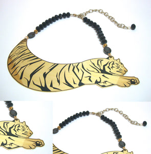 Animal Love 'Small' Tiger Necklace - Riddhika Jesrani