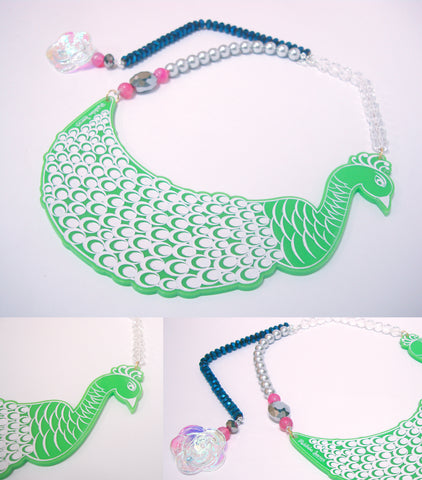 Animal Love 'The Indian Peacock' Necklace - Riddhika Jesrani