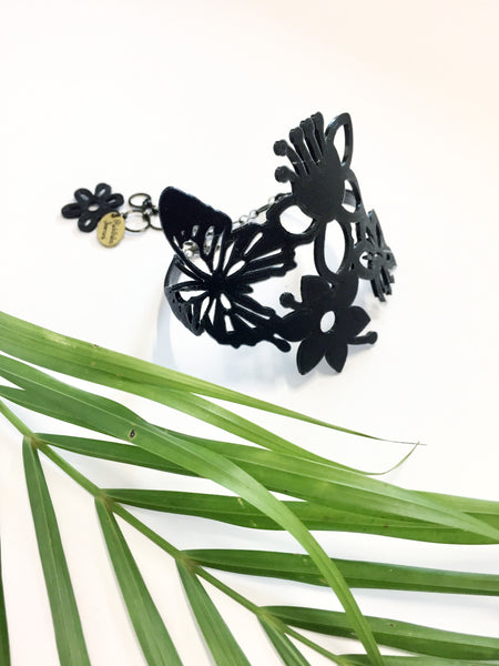 Floral Butterfly Bracelet