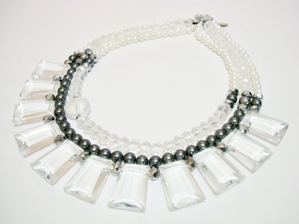 Signature Beaded Icy Pearl Necklace